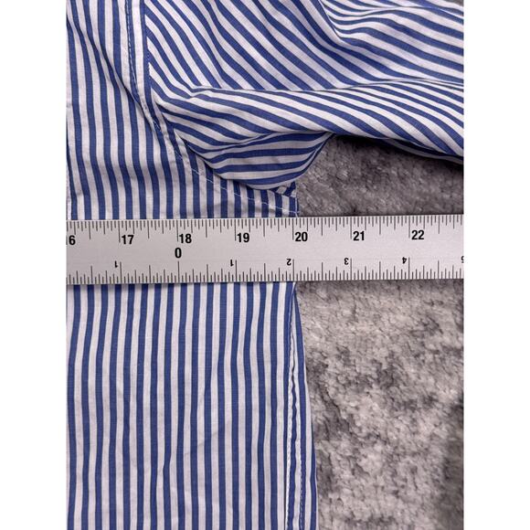 Alex Mill Shirt Small Mens Oxford Blue Striped Long Sleeve Button Down - Picture 4 of 8